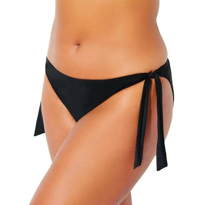 Swimsuits For All Women’s Plus Size Side Tie Swim Brief - Image 4