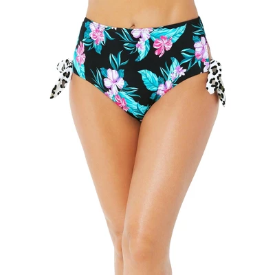 Swimsuits For All Women’s Plus Size Bow High Waist Brief - Image 5