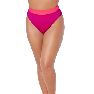 Swimsuits For All Women’s Plus Size High Waist Cheeky Bikini Brief - Image 7