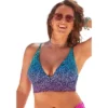 Swimsuits For All Women’s Plus Size Synergy Longline Underwire Bikini Top