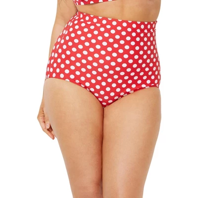 Swimsuits For All Women’s Plus Size High Waist Swim Brief - Image 4