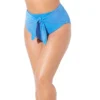 Swimsuits For All Women’s Plus Size Shimmer Tie Waist Swim Brief