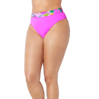 Swimsuits For All Women’s Plus Size High Waist Cheeky Bikini Brief - Image 5