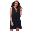 Swimsuits For All Women’s Plus Size Fiona V-Neck Cover Up Dress