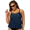 Swimsuits For All Women’s Plus Size Tiered Tankini Top