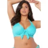 Swimsuits For All Women’s Plus Size Belle Halter Underwire Bikini Top