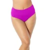 Swimsuits For All Women’s Plus Size Chlorine Resistant Full Coverage Brief